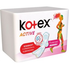 Прокладки KOTEX Active Super Plus, 7шт