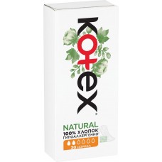 Купить Прокладки ежедневные KOTEX Natural Normal, 20шт в Ленте