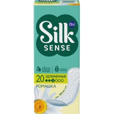 Прокладки ежедневные OLA! Silk sense Daily Large deo ромашка, 20шт
