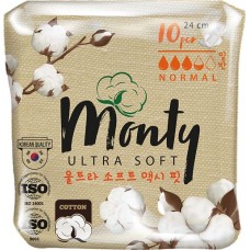 Прокладки MONTY Ultra Soft Normal Plus, 10шт