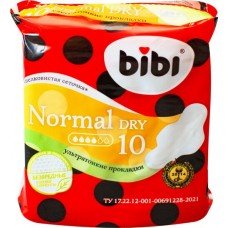 Купить Прокладки BIBI Normal Dry, 10шт в Ленте