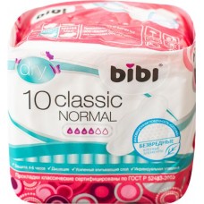 Прокладки BIBI Classic Normal Dry, 10шт