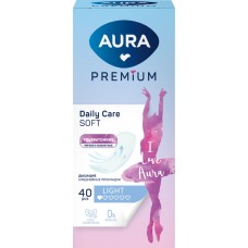 Прокладки ежедневные AURA Premium Light ультратонкие, 40шт