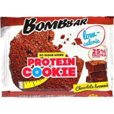 Печенье низкокалорийное протеиновое BOMBBAR Шоколадный брауни, 40г