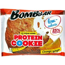 Печенье протеиновое BOMBBAR Апельсин, имбирь, без сахара, 40г