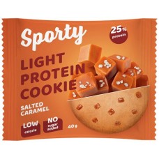 Печенье протеиновое SPORTY Protein Light Соленая карамель, 40г
