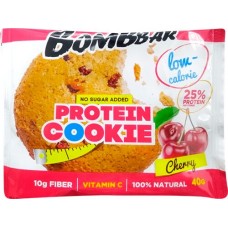 Печенье протеиновое неглазированное BOMBBAR Вишня, 40г