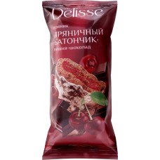 Батончик пряничный DELISSE вишня-шоколад, 90г