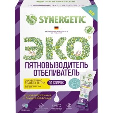 Купить Пятновыводитель-отбеливатель SYNERGETIC с активным кислородом биоразлагаемый, 10 стирок, 250г в Ленте