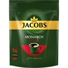 Купить Кофе растворимый JACOBS Monarch Intense натуральный сублимированный, 150г в Ленте