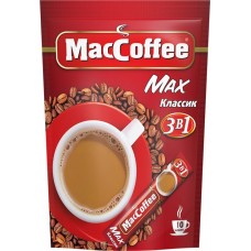 Напиток кофейный растворимый MACCOFFEE Max 3в1 Классик, 20пак