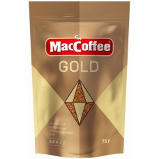 Кофе растворимый MACCOFFEE Gold сублимированный, 75г