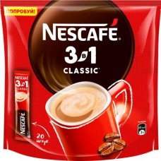 Купить Кофе растворимый NESCAFE Classic 3в1 натуральный, 290г в Ленте
