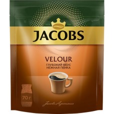 Купить Кофе растворимый JACOBS Velour/Monarch Velour натуральный порошкообразный, 70г в Ленте
