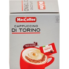 Напиток кофейный растворимый MACCOFFEE Cappuccino di Torino с шоколадной крошкой, 10x25,5г