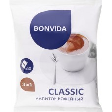 Купить Напиток кофейный растворимый BONVIDA Classic 3в1, 50пак в Ленте