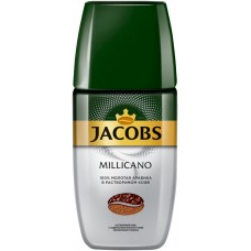 Купить Кофе растворимый с добавлением молотого JACOBS Millicano сублимированный натуральный, ст/б, 160г в Ленте