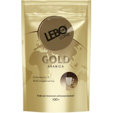 Кофе растворимый LEBO Gold сублимированный, 100г