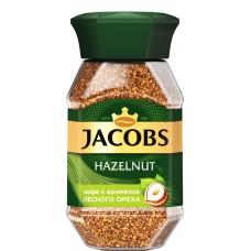 Кофе растворимый JACOBS Hazelnut/Monarch hazelnut натуральный сублимированный с ароматом  лесного ореха, 95г