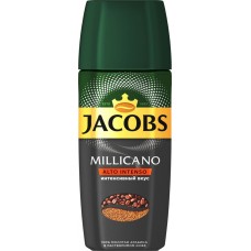 Кофе растворимый c добавлением молотого JACOBS Millicano Alto Intenso натуральный сублимированный, 90г