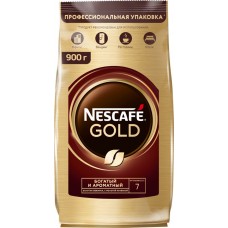 Кофе растворимый NESCAFE Gold натуральный сублимированный, 900г