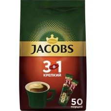Купить Напиток кофейный растворимый JACOBS 3в1 Крепкий, 675г в Ленте