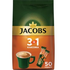 Напиток кофейный растворимый JACOBS 3в1 Классика, 675г