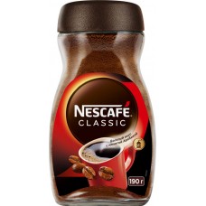 Кофе растворимый с добавлением молотого NESCAFE Classic натуральный,
190г