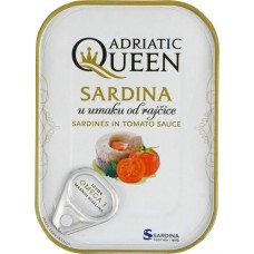 Купить Сардины ADRIATIC QUEEN в томатном соусе, 105г в Ленте