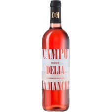 Купить Вино CAMPO DELIA LA MANCHA Росадо розовое сухое, 0.75л в Ленте