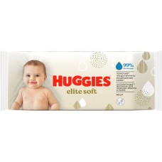 Купить Салфетки влажные детские HUGGIES Elite soft, 56шт в Ленте