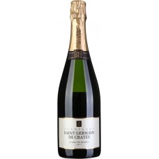 Вино игристое SAINT GERMAIN DE CRAYES Блан де Блан Шампань выдержанное белое брют, 0.75л