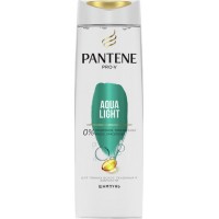Шампунь для тонких, жирных волос PANTENE Aqua Light легкий, питательный, 400мл