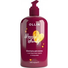 Купить Шампунь для волос OLLIN Beauty family с экстрактами манго и ягод асаи, 500мл в Ленте
