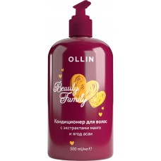 Купить Кондиционер для волос OLLIN Beauty family с экстрактами манго и ягод асаи, 500мл в Ленте