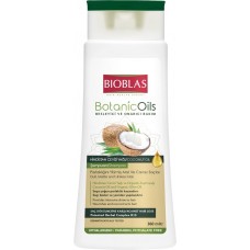Шампунь для волос BIOBLAS с кокосовым маслом для придания блеска, 360мл