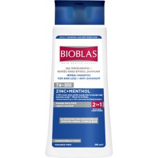Шампунь для волос BIOBLAS с содержанием цинка против выпадения, 360мл