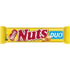 Купить Батончик шоколадный NUTS Мегабайт duo, 66г в Ленте