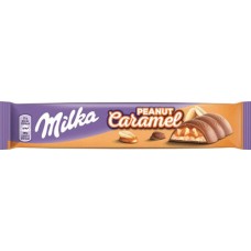 Купить Шоколад молочный MILKA с арахисом в карамельной начинке, 37г в Ленте