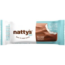 Батончик шоколадный NATTYS&GO! Coconattys с мякотью кокоса в молочном шоколаде, 45г