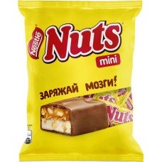Купить Конфета NUTS с фундуком и арахисом, 148г в Ленте