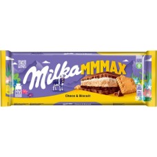 Купить Шоколад молочный MILKA с шоколадной и молочной начинкой и печеньем, 300г в Ленте