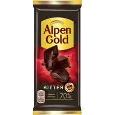 Купить Шоколад горький ALPEN GOLD Bitter 70% какао, 80г в Ленте