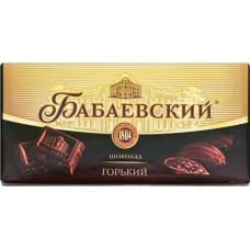 Купить Шоколад БАБАЕВСКИЙ Горький, 90г в Ленте