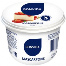 Сыр BONVIDA Маскарпоне 80%, без змж, 500г