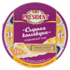 Купить Сыр плавленый PRESIDENT Сырная коллекция 45%, без змж, 140г в Ленте
