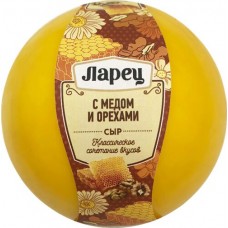 Купить Сыр ЛАРЕЦ c медом и орехами 50%, без змж, весовой в Ленте