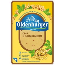 Купить Сыр OLDENBURGER с пажитником 50%, без змж, в нарезке, 125г в Ленте