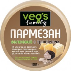 Купить Продукт белковый пищевой VEG`S на растительной основе со вкусом сыра Пармезан с трюфелем, 100г в Ленте