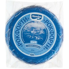 Сыр РОКФОРТИ с голубой плесенью 55%, без змж, весовой